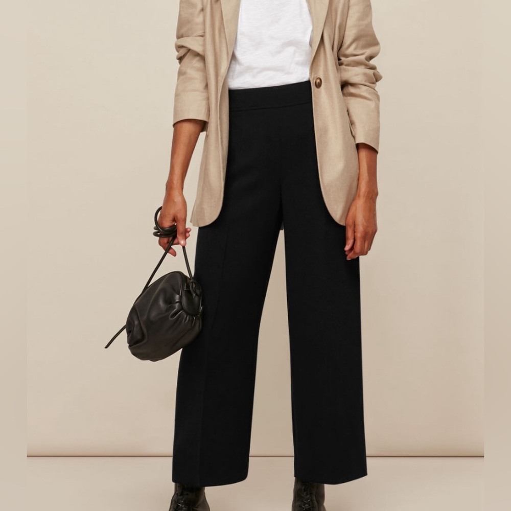 Whistles Wide Leg Crop Trouser